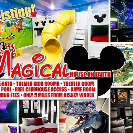 Magical Family Vacation Home Near Disney World At Storey Lake, Star Wars Gameroom, Pool, Theater, Mickey Slide, Sleeps Up To 28 Kissimmee Exterior foto
