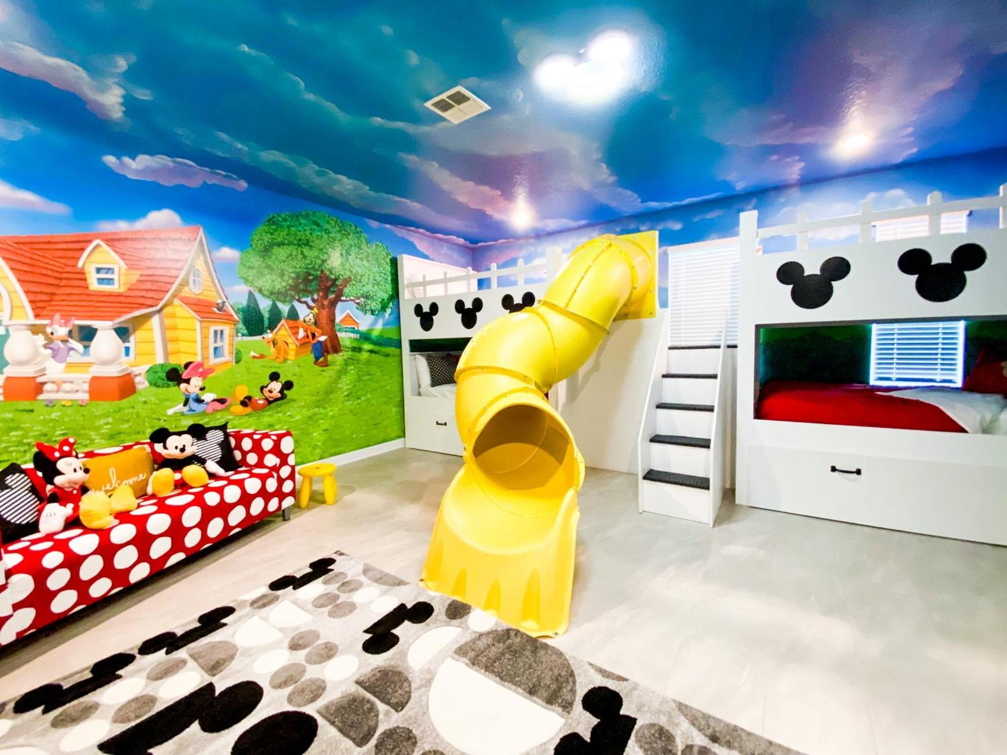 Magical Family Vacation Home Near Disney World At Storey Lake, Star Wars Gameroom, Pool, Theater, Mickey Slide, Sleeps Up To 28 Kissimmee Exterior foto